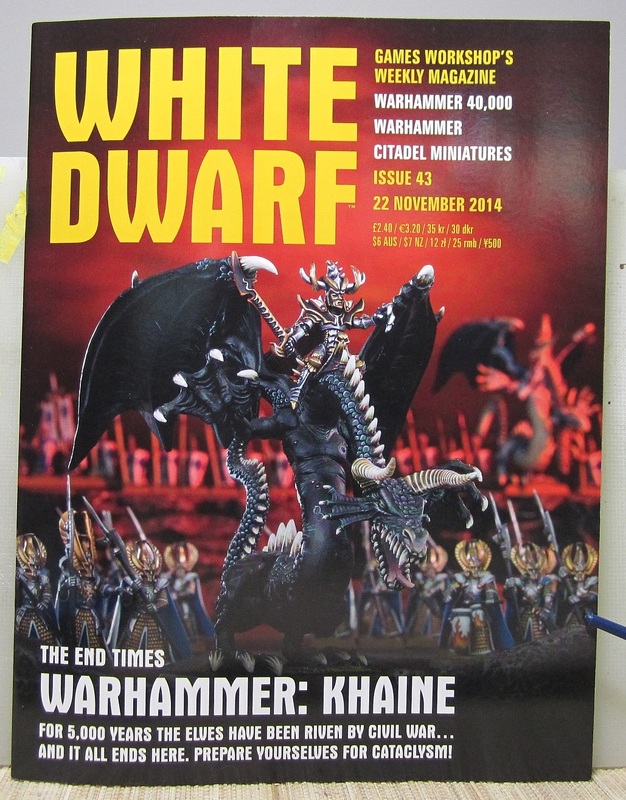 Warhammer White Dwarf Games Workshop's Weekly Magazine Issue 43 Nov 22 2014 